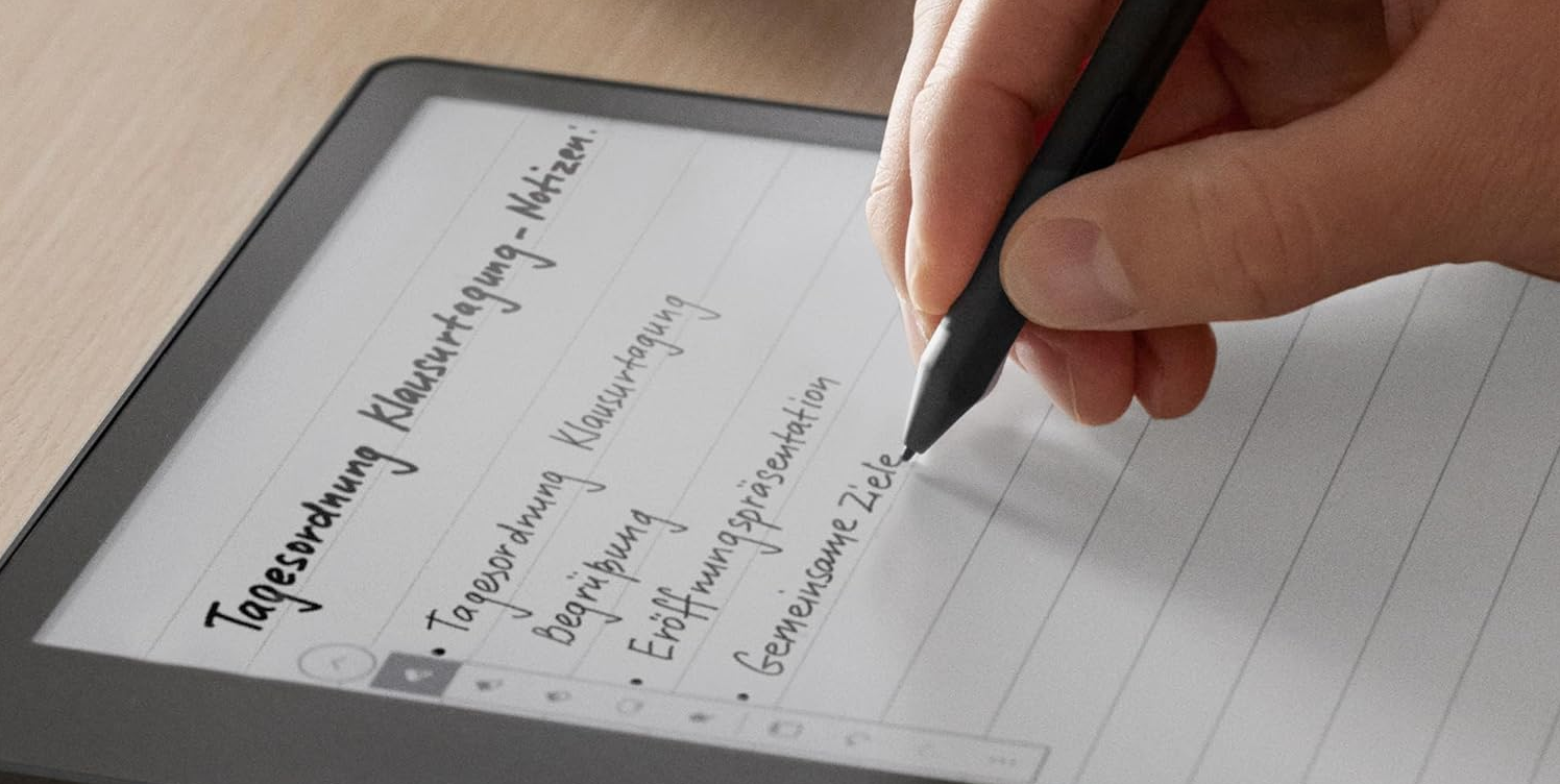 Kindle Scribe: Zurück zur Handschrift