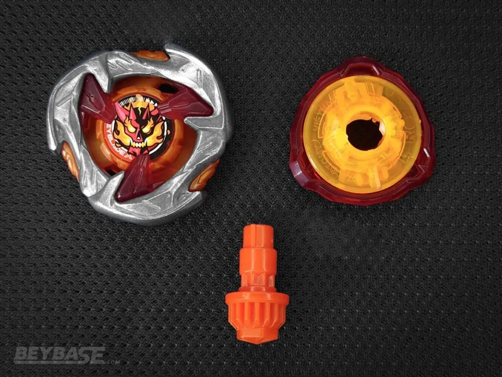The three parts of a Beyblade / Beybase.com
